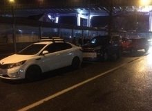 ДТП с участием трёх автомобилей произошло вечером 10 февраля