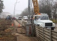 В связи с благоустройством территории для транспорта закроют крайнюю правую полосу по улице Красной