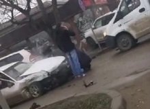ДТП произошло днём 25 января на пересечении улиц 1-го Мая и Уральской