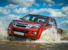 На автовыставке в Москве представили обновленную версию Isuzu D-Max.