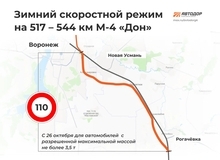 С 26 октября 2026 года на отдельных участках трасс М-4 «Дон» и М-11 «Нева» отменяется повышенный скоростной режим до 130 км/ч